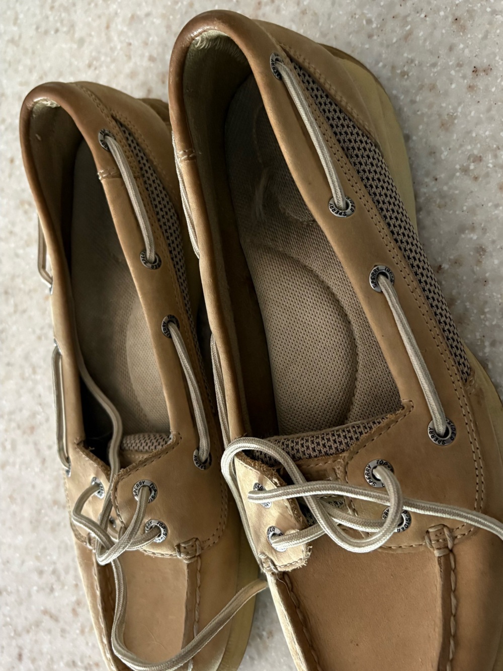 Sperry Women's Tan Leather Boat Shoes